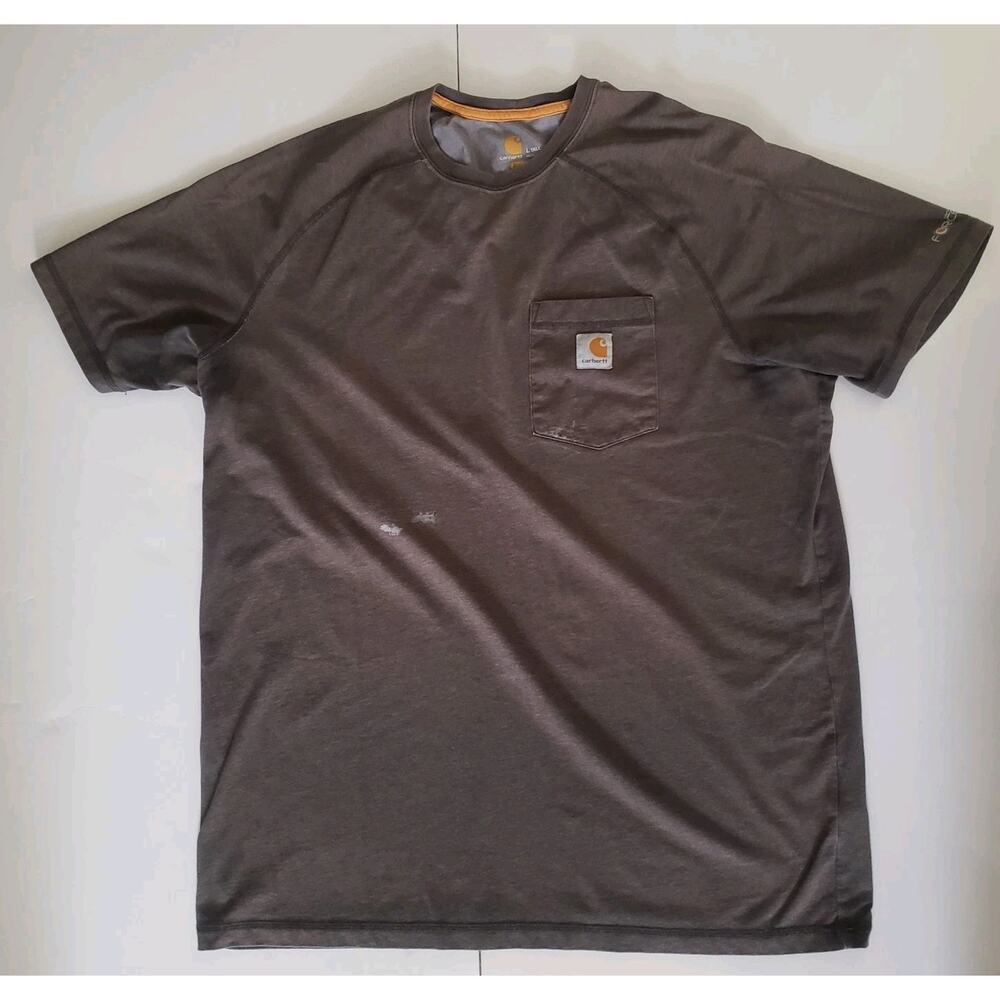 Carhartt  Men's Relaxed Fit  Pocket Workwear T-Shirt, Faded Grey Size L #D70C